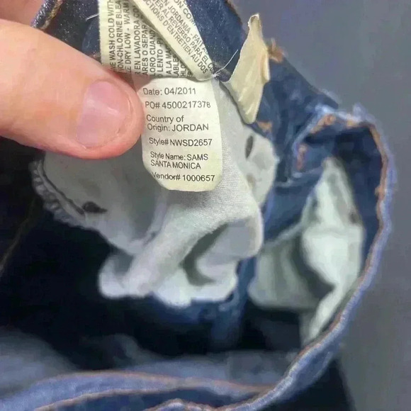 Nine West SAMS Straight Leg Jeans Womens 10 Blue Denim 2011 Stretch Comfy 0804 - Picture 3 of 10